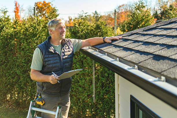 Professional Roofing technician working in Harrison, MI